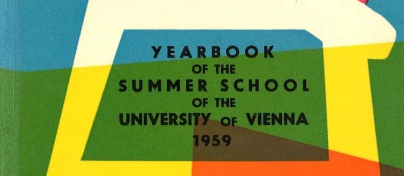 Titelseite des Yearbooks der Sommerhochschule aus dem Jahr 1959
